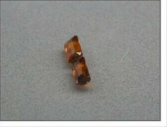 2粒・計1.75ct！ 天然石 オレンジ スペサルティン ガーネット ルース ナンビア／アフリカ産 非加熱 10枚目の画像