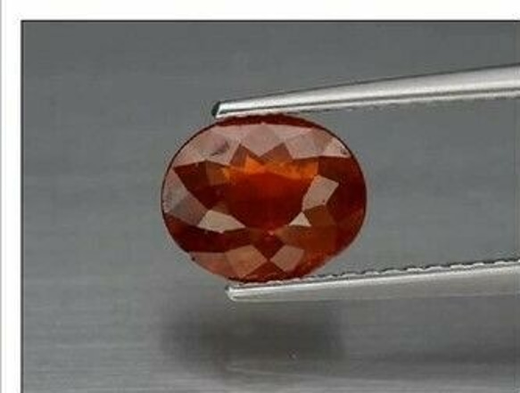 天然石 オレンジ スペサルティン ガーネット ルース 1.79ct ナンビア／アフリカ産 非加熱 2枚目の画像