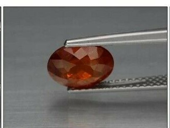 天然石 オレンジ スペサルティン ガーネット ルース 1.79ct ナンビア／アフリカ産 非加熱 3枚目の画像