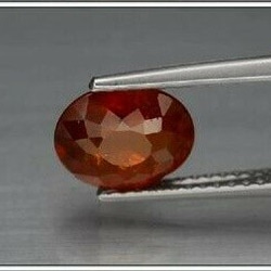 天然石 オレンジ スペサルティン ガーネット ルース 1.79ct ナンビア／アフリカ産 非加熱 6枚目の画像