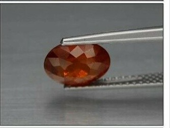 天然石 オレンジ スペサルティン ガーネット ルース 1.79ct ナンビア／アフリカ産 非加熱 8枚目の画像