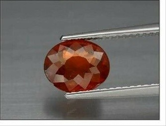 天然石 オレンジ スペサルティン ガーネット ルース 1.79ct ナンビア／アフリカ産 非加熱 10枚目の画像