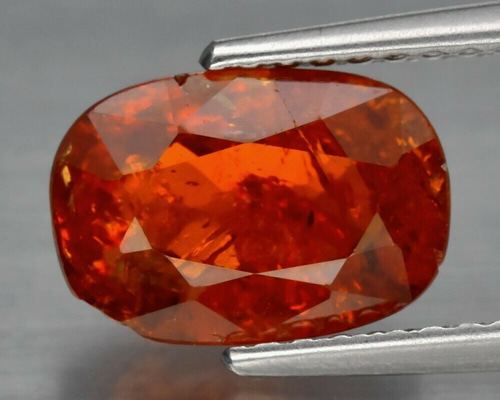 ガーネット　ルース　天然　天然石　スペサルティンガーネット　レディッシュオレンジ 天然石 オレンジ スペサルティン ガーネット ルース 2.79ct ナンビア