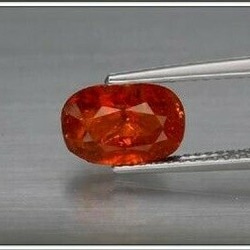 天然石 オレンジ スペサルティン ガーネット ルース 2.79ct ナンビア／アフリカ産 非加熱 6枚目の画像