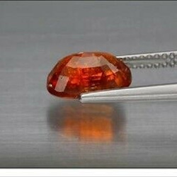 天然石 オレンジ スペサルティン ガーネット ルース 2.79ct ナンビア／アフリカ産 非加熱 8枚目の画像