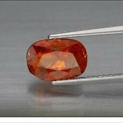 天然石 オレンジ スペサルティン ガーネット ルース 2.79ct ナンビア／アフリカ産 非加熱 10枚目の画像