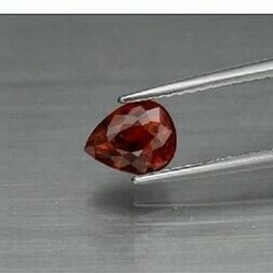 天然石 オレンジ レッド スペサルティン ガーネット ルース 1.19ct ナンビア／アフリカ産 非加熱 2枚目の画像