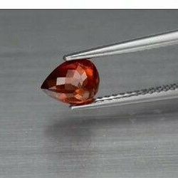 天然石 オレンジ レッド スペサルティン ガーネット ルース 1.19ct ナンビア／アフリカ産 非加熱 4枚目の画像