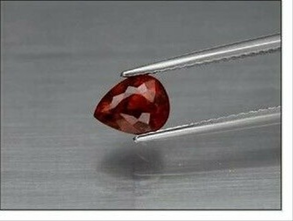 天然石 オレンジ レッド スペサルティン ガーネット ルース 1.19ct ナンビア／アフリカ産 非加熱 10枚目の画像