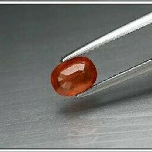 天然石 オレンジ レッド ルビー ルース 1.11ct モザンビーク産