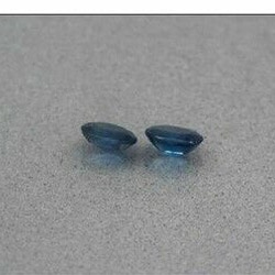 2粒・計0.63ct！ 天然石 ブルー サファイア ルース アフリカ産　可愛らしいオーバルカット！ 3枚目の画像