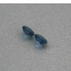 2粒・計0.63ct！ 天然石 ブルー サファイア ルース アフリカ産　可愛らしいオーバルカット！ 4枚目の画像