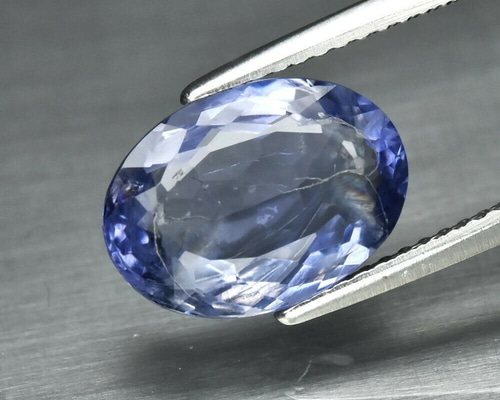 天然石 アイオライト ルース 2.87ct ナンビア産 非加熱 綺麗なブルーの
