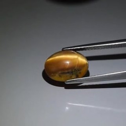 天然石 オパール キャッツアイ 3.27ct ルース 非加熱 アフリカ産　綺麗なキャッツアイの動き！ 3枚目の画像