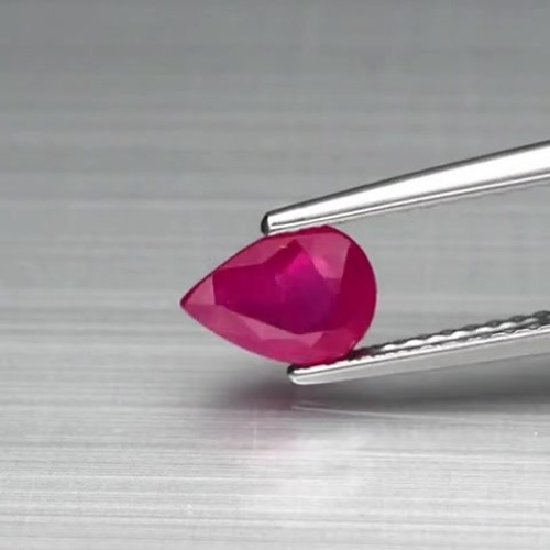 天然石 ルビー ルース 0.88ct タンザニア産 綺麗なレッドの色味 
