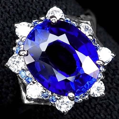 大粒の5ct！ サファイア リング 指輪 14号 アフリカ産 指輪・リング