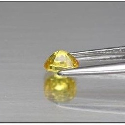 天然 イエロー サファイア ルース 0.38ct チャンタブリー産 6枚目の画像