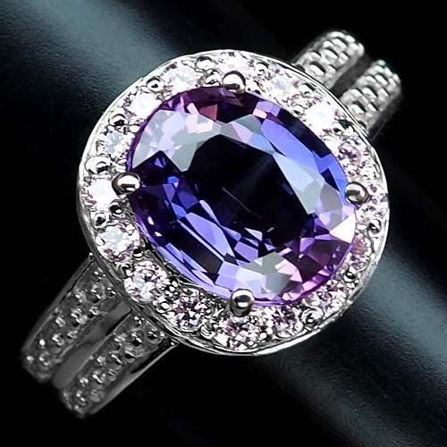 豪華な3.0ct！ バイカラー サファイア リング 指輪 12号 アフリカ産