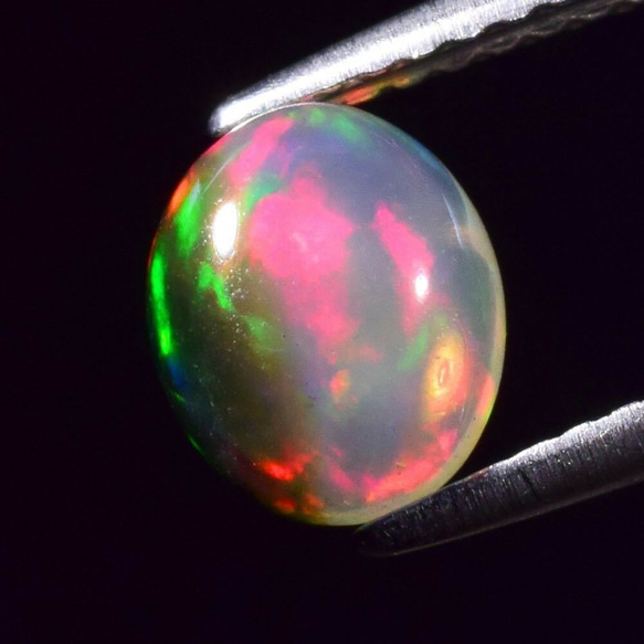 天然 クリスタル＆ブラック オパール ルース 0.92ct エチオピア産 