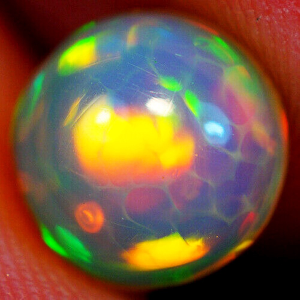 サイズ20.5-14.4-5.3mm 天然ハニカムオパール　特大9.252ct
