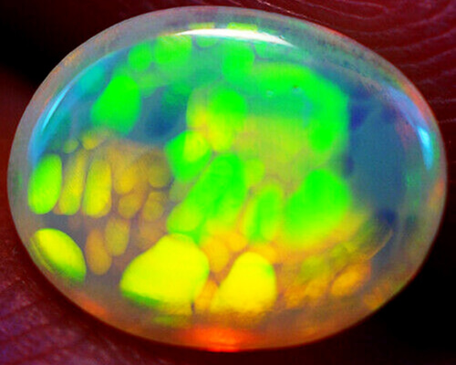 天然石 美麗 ハニカムオパール 1.49ct ルース 希少 煌めく遊色