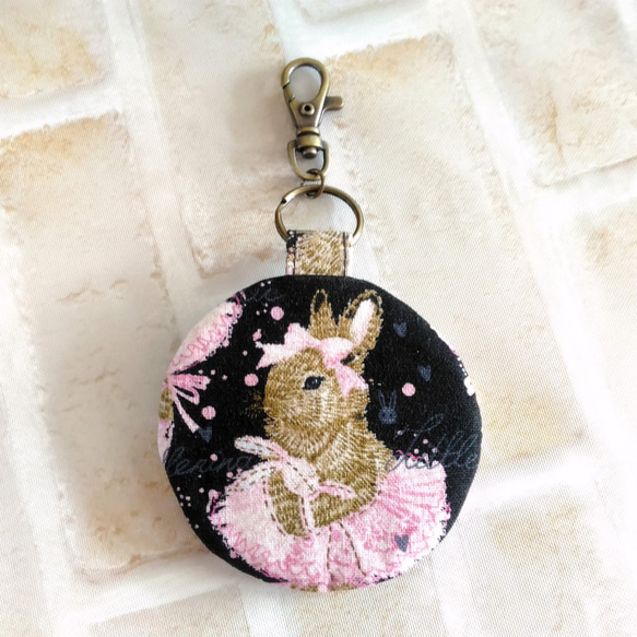 優雅芭蕾兔  Gogoro 鑰匙袋 鑰匙套 鑰匙圈 平安袋 平安符袋 第1張的照片