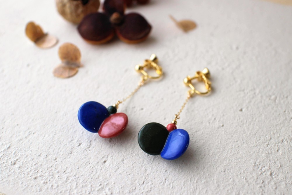 ひらひら　イヤリング