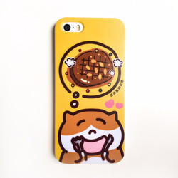 吃牛排の貓 IPHONE手機殼 Steak phone case 第1張的照片