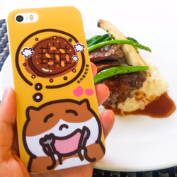 吃牛排の貓 IPHONE手機殼 Steak phone case 第2張的照片