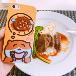 吃牛排の貓 IPHONE手機殼 Steak phone case 第8張的照片