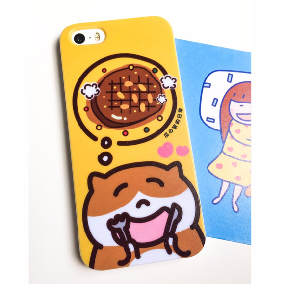 吃牛排の貓 IPHONE手機殼 Steak phone case 第9張的照片