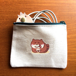 貪吃貓の日常 帆布零錢包 (票夾) 手工印製 Coin bag 第4張的照片