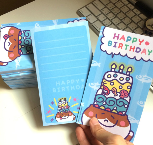 生日快樂喵の日常 插畫卡片 Happy Birthday To Cat Cards 第7張的照片