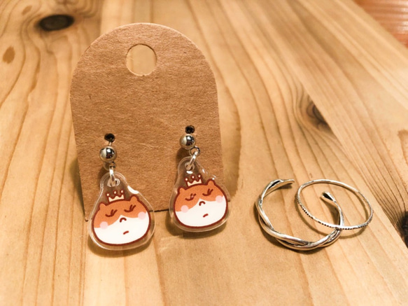 貓公主の抗敏耳針 /耳環耳夾 成對手作款 Cats Earring Meow! 第4張的照片