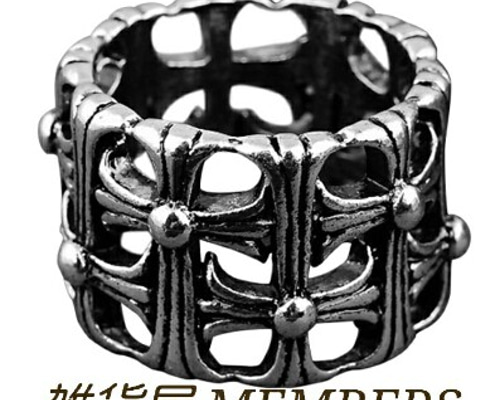 白*ぴ様 クロムハーツ セメタリークロスリング 16号 白*ぴ様 クロム