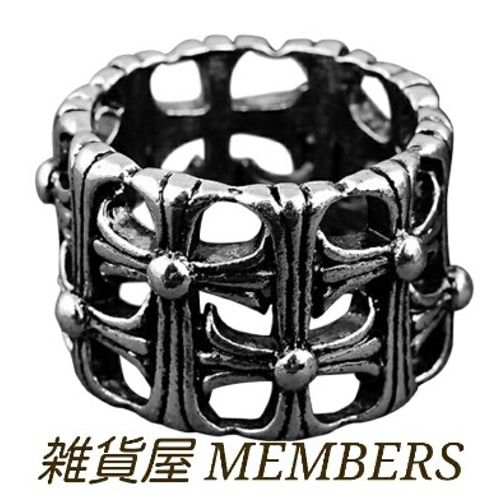 CHROME HEARTS クロムハーツ セメタリー スクエア リング 20号 クロムハーツ セメタリーリング 20号 CHROME HEARTS クロムハーツ