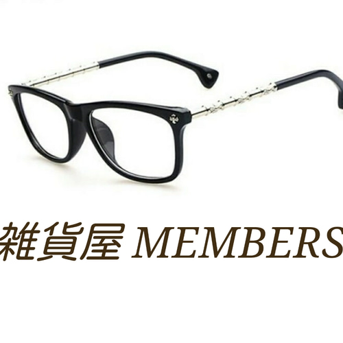 送料無料クリアブラック黒クロムシルバーメタルクロス十字架フレーム