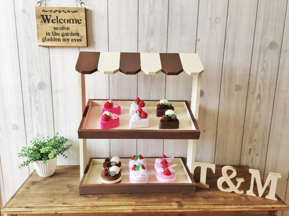 カフェ風☆マルチラック☆おままごとや什器など 棚・シェルフ・ラック