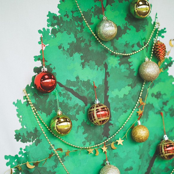【別ページにて販売】クリスマスツリータペストリー（小）：ユ・スジ 5枚目の画像