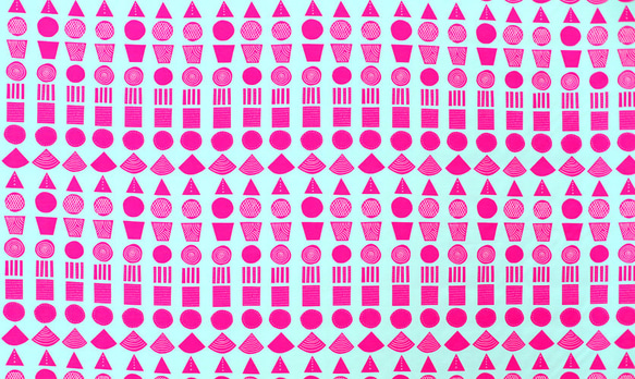 nunocoto fabric：biscuit（ビスケット）／ピンク 1枚目の画像