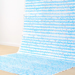 nunocoto fabric：sora（空）／ブルー 6枚目の画像