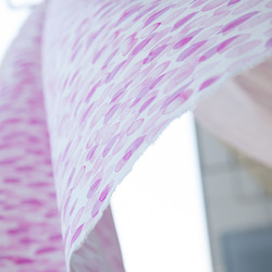 nunocoto fabric：potapota（ポタポタ）／ピンク 3枚目の画像