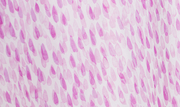 nunocoto fabric：potapota（ポタポタ）／ピンク 4枚目の画像