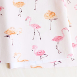 nunocoto fabric：flamingo（ピンク） 1枚目の画像