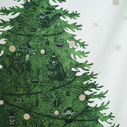 【別ページにて販売】クリスマスツリータペストリー（小）：さこももみ 7枚目の画像