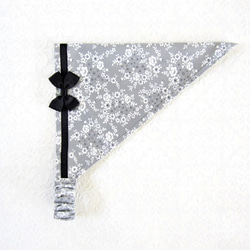 【お子様用】銀の森”ノワール”  フィット＆フレア♥エプロン＆三角巾 4枚目の画像