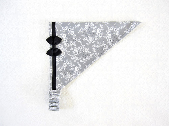 【お子様用】銀の森”ノワール”  フィット＆フレア♥エプロン＆三角巾 4枚目の画像