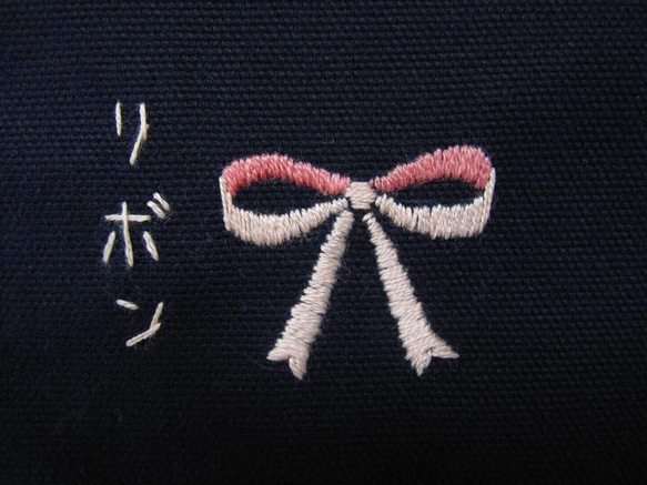 刺繍が選べる♪マチ付き(中)サブバッグ（受注生産） 7枚目の画像