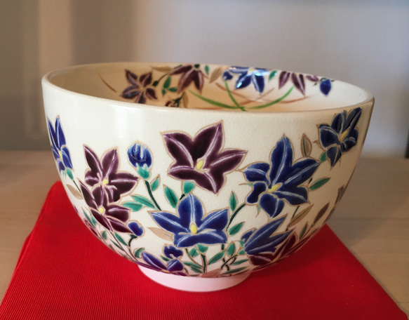抹茶茶碗　桔梗 新品 茶碗 桔梗 秋茶碗 茶道具 抹茶碗 抹茶茶碗 - メルカリ