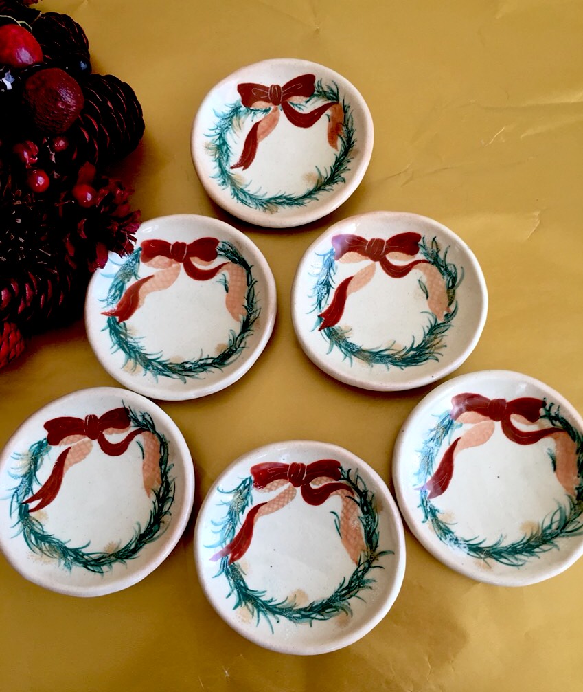 豆皿⭐︎クリスマスリース